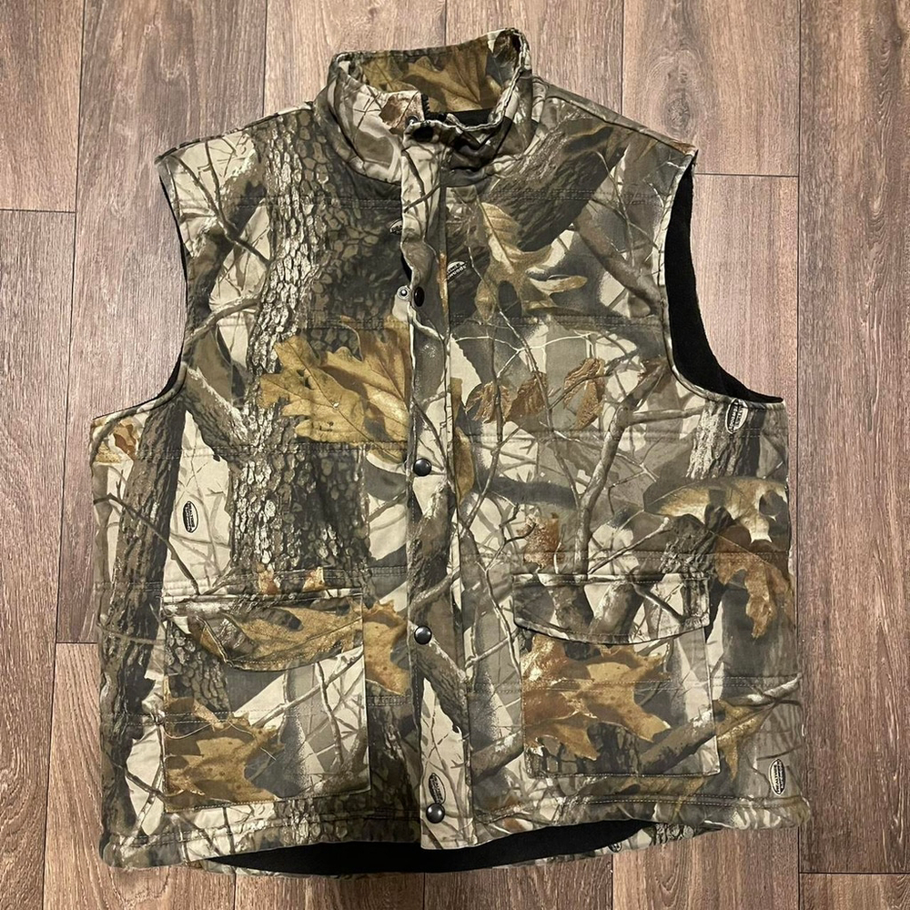 Realtree Men’s Camouflage Full Zip Puffer Vest 

Message for any questions